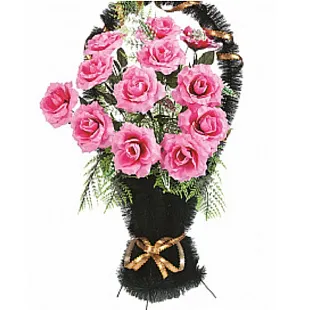 Траурная корзина "Полуваза" №2